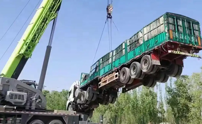 固阳道路脱困救援案例